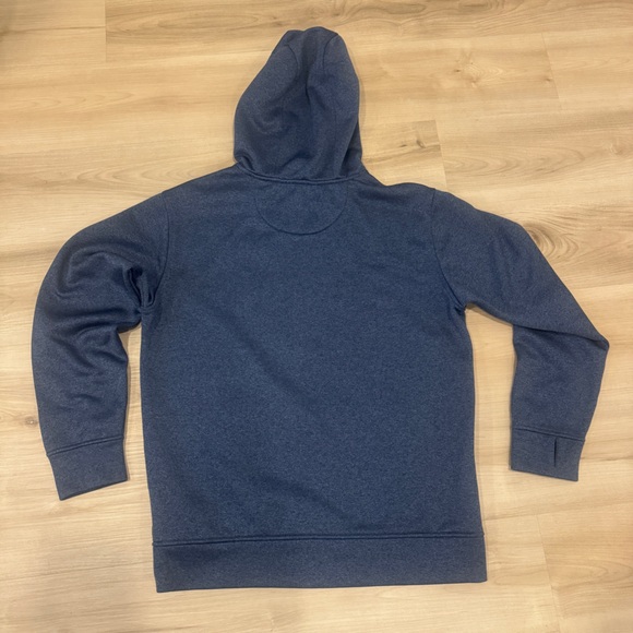 Men’s Small Burton Hoodie blue durable goods with Mountain emblem on front - Picture 5 of 5